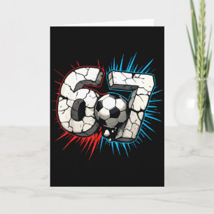 67 Soccer Player Six Seven Meme 67 Kids Funny Boys Card
