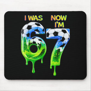 67 Soccer Shirt For Boys Birthday 67 , Soccer 67 Mouse Mat