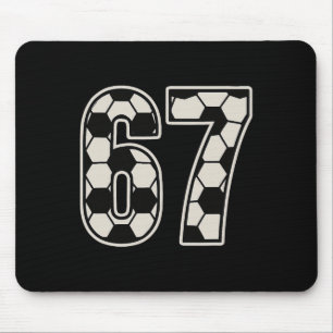 67 Soccer Six Seven 6 7 Meme 67 _1 Mouse Mat