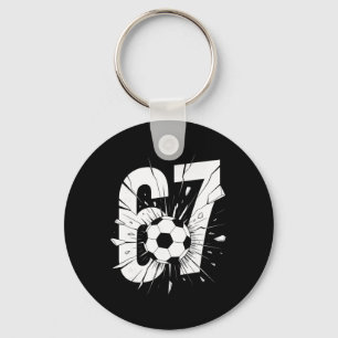 67 Soccer Six Seven 6 7 Meme 67 _2  Key Ring