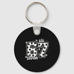 67 Soccer Six Seven 6 7 Meme 67 _2 Key Ring