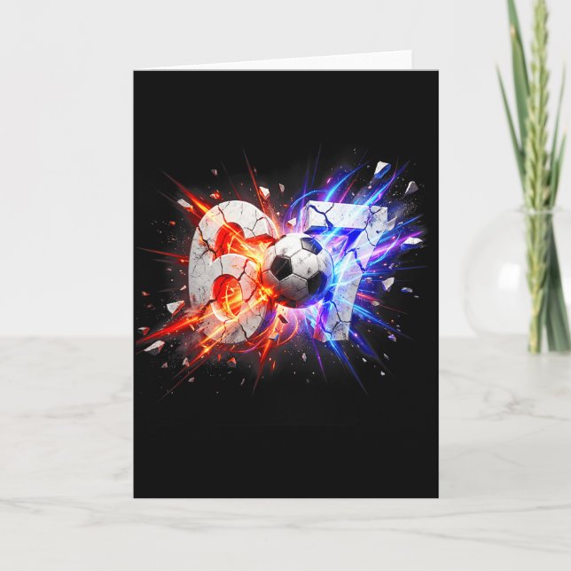 67 Soccer Six Seven 6 7 Meme 67  Card (Front)