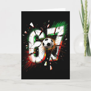 67 Soccer Six Seven 6 7 Meme 67 Funny Christmas 67 Card