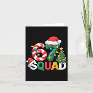 67 Squad Squad Teacher Christmas Design Funny 67  Card