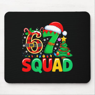 67 Squad Teacher Christmas Funny Holiday Clroom Cr Mouse Mat