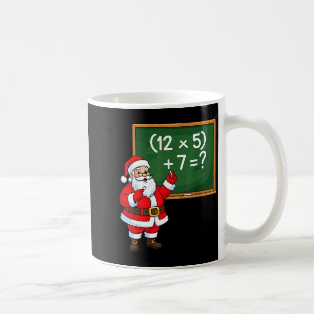 67 Teacher Christmas Santa Six Seven Meme Brainrot Coffee Mug (Right)