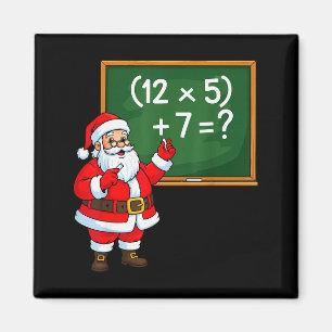 67 Teacher Christmas Santa Six Seven Meme Brainrot Magnet