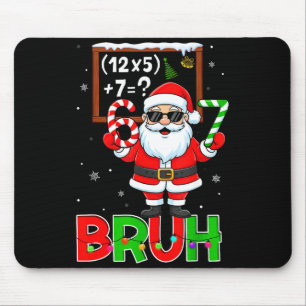 67 Teacher Christmas Santa Six Seven Meme Math Equ Mouse Mat