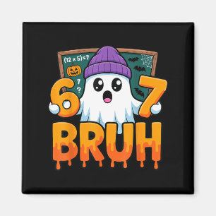 67 teacher ghost six seven meme math equation bruh magnet