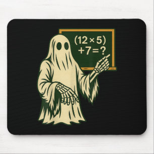67 Teacher Halloween Ghost Six Seven Meme Brainrot Mouse Mat