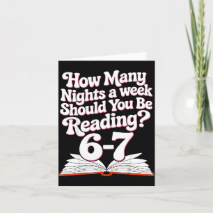 67 Teacher How Many Nights A Week Should You Be Re Card