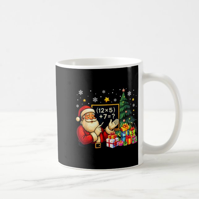 67 Teacher Santa Christmas Six Seven Meme Brainrot Coffee Mug (Right)