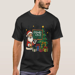 67 Teacher Santa Christmas Six Seven Meme Brainrot T-Shirt