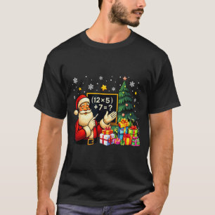 67 Teacher Santa Christmas Six Seven Meme Brainrot T-Shirt