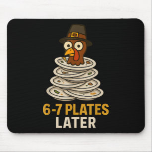 67 Thanksgiving Funny Turkey 6-7 Meme Six Seven Bo Mouse Mat