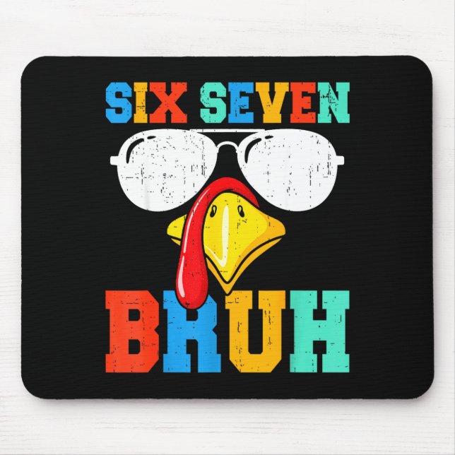 67 Thanksgiving Funny Turkey Thanksgiving 67 Turke Mouse Mat (Front)