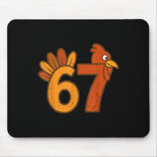 67 Thanksgiving Math Turkey Funny Brainrot Math Te Mouse Mat