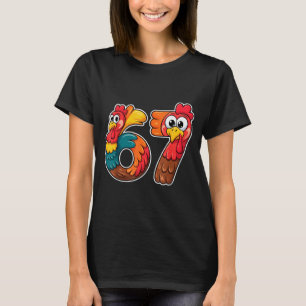 67 Thanksgiving Meme Funny Holiday Six Seven  T-Shirt