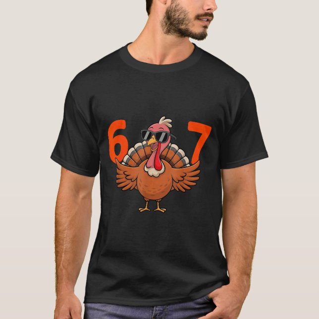 67 Thanksgiving Middle School 6 7  T-Shirt (Front)