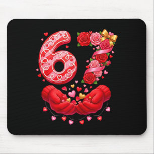 67 Valentine 6 7 Meme Pajamas Holiday Gen Alpha Sl Mouse Mat