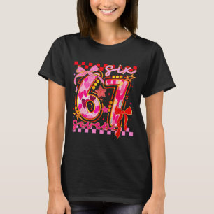 67 Valentine Day 6 7 Meme Six Seven Girl Kids T-Shirt