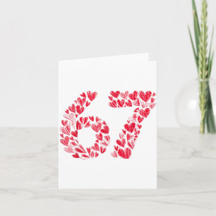 67 Valentine’s Day Heart 67 – Viral Valentine’s 67 Card