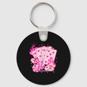 67 Valentines Day Six Seven Meme Hearts Men Women Key Ring