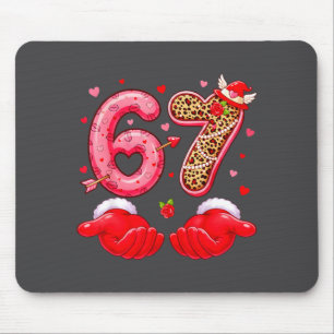 67 Valentines Hearts Six Seven Meme 6 7 Costume Wo Mouse Mat