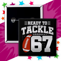 67 Year Old Tackle Football Party 67th Birthday