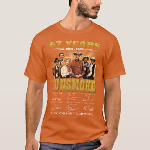 67 Years Gunsmoke Cast Signatures Thank You For Me T-Shirt