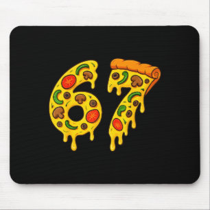 67 Zza Meme Funny Six Seven Gen Alpha Slang Kids D Mouse Mat