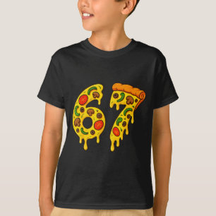 67 Zza Meme Funny Six Seven Gen Alpha Slang Kids D T-Shirt