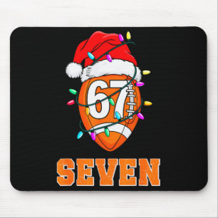 67endy Xmas Football – Six & Seven Matching Co Mouse Mat