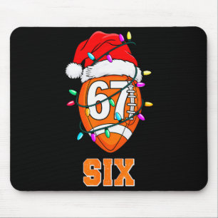 67endy Xmas Football – Six & Seven Matching Co Mouse Mat