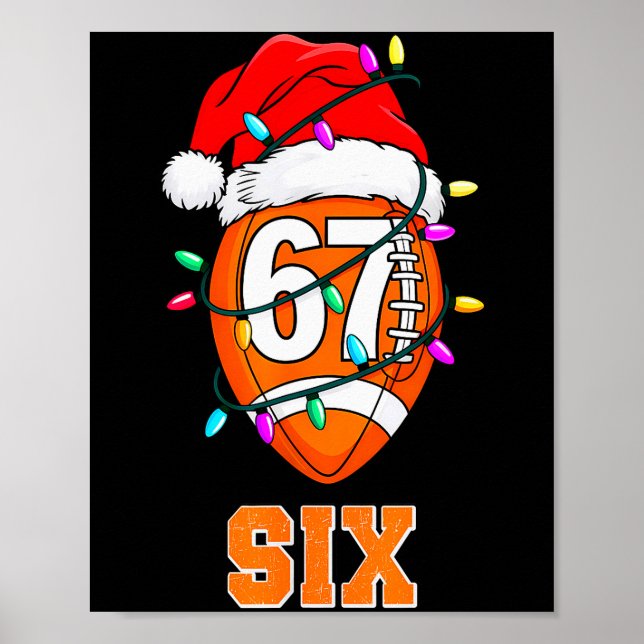 67endy Xmas Football – Six &amp; Seven Matching Co Poster (Front)