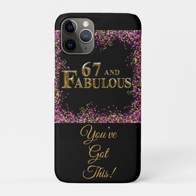 67th Birthday  Case-Mate iPhone Case (Back)