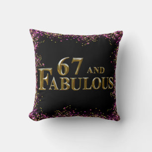 67th Birthday Cushion