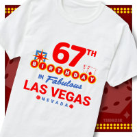 67th Birthday Las Vegas Welcome Sign Party Squad