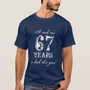 67th Birthday shirt Customisable year number