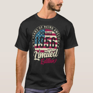 67th Birthday Vintage 1956 Bday Group 67 Years Old T-Shirt