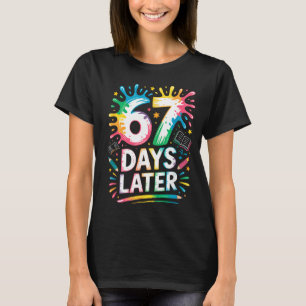 67th Day Of School 67 Meme Teacher Student 67 Days T-Shirt