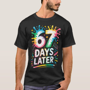67th Day Of School 67 Meme Teacher Student 67 Days T-Shirt