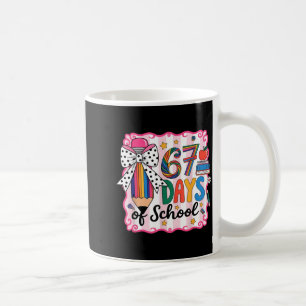 67th Day Of School 67 Six Seven Math Teacher Coffee Mug