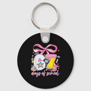 67th Day Of School 67 Six Seven Math Teacher Kids Key Ring