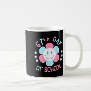 67th Day Of School Funny 100th Of School Students  Coffee Mug