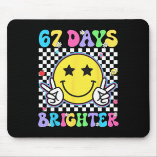 67th Day Of School Shirt 67 Days Brighter Teacher Mouse Mat