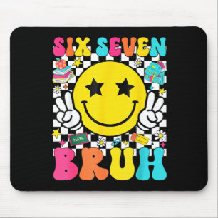 67th Day Of School Shirt 67 Days Smarter Smile Fac Mouse Mat
