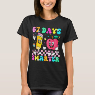 67th Day Of School Shirt 67 Days Smarter Teacher B