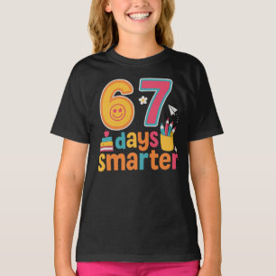 67th Day of School Shirt 67 Days Smarter Teacher B