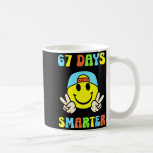 67th Day Of School Shirt 67 Days Smarter Teacher B Coffee Mug